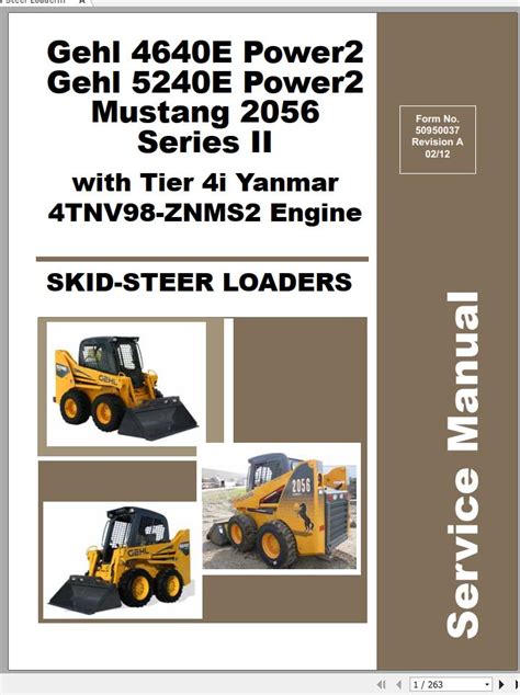 gehl 5240 skid steer|gehl skid steer manual.